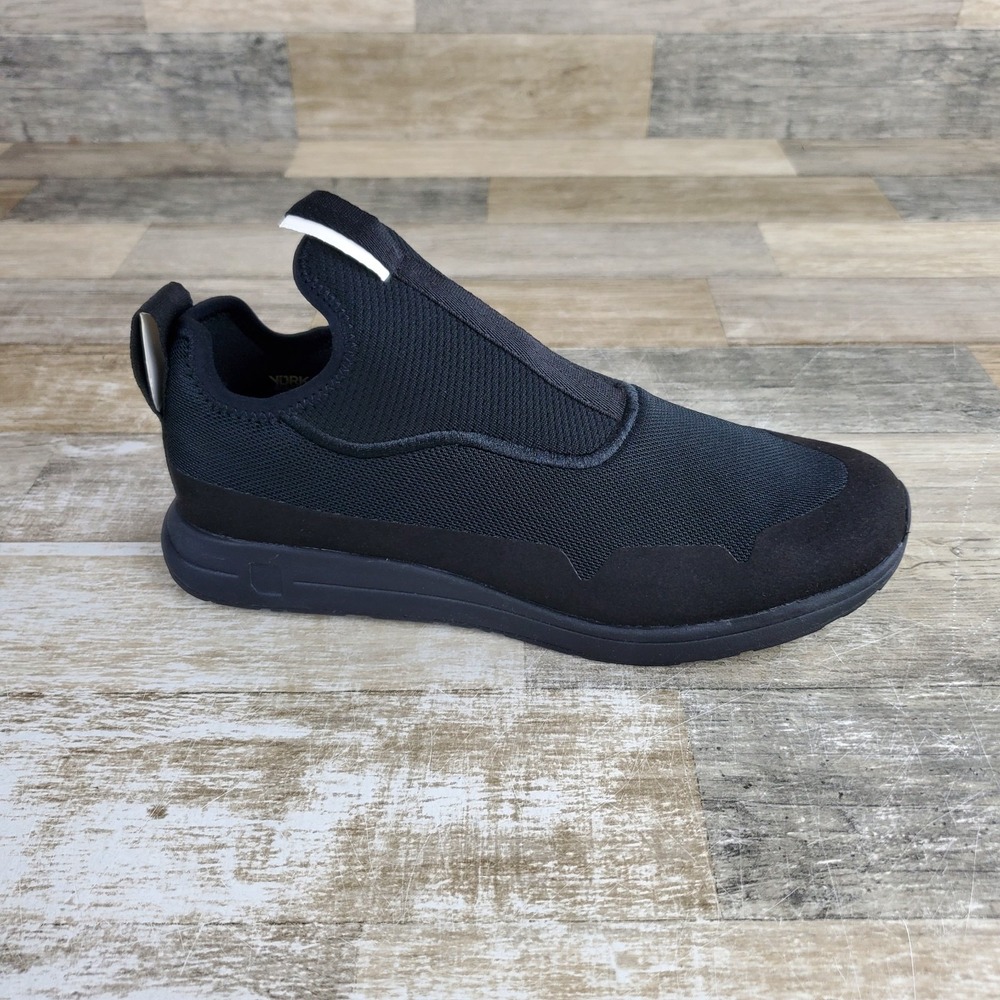 York Athletics The Gail Shoes Mens 8 / Womens 9.5 Black Slip On Sneakers